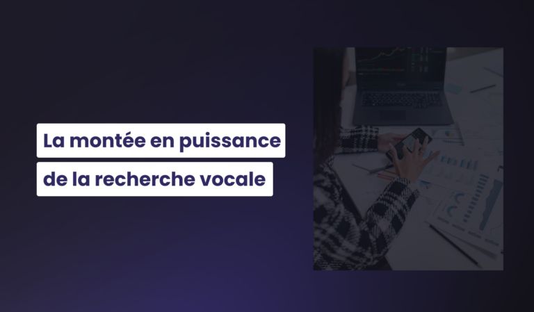 Visuel de la newsroom recherche vocale