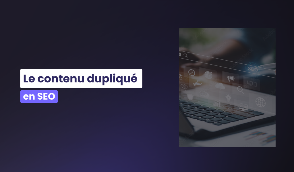 Visuel de la newsroom - contenu dupliqué seo