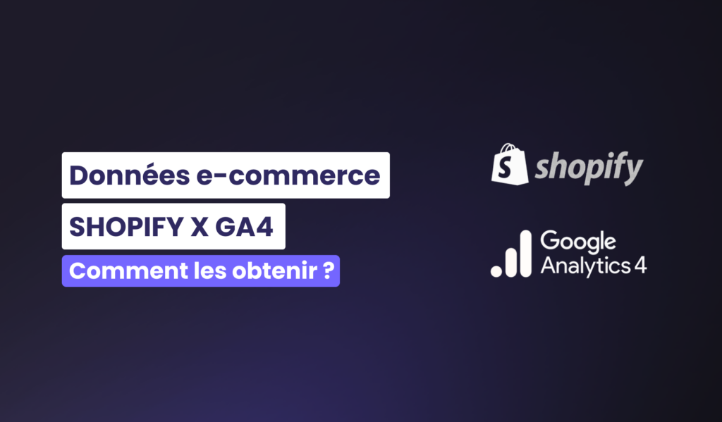 Visuel de la newsroom - shopify X GA4