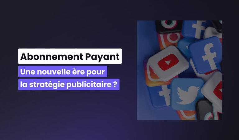 Visuel de l'article de la newsroom intitulé = l'abonnement payant sur les réseaux sociaux