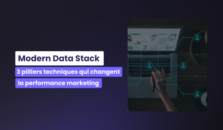 Visuel de la newsroom modern data stack présentant les trois piliers techniques de la Modern Data Stack : ELT, architecture en médaillon, modélisation en étoile.