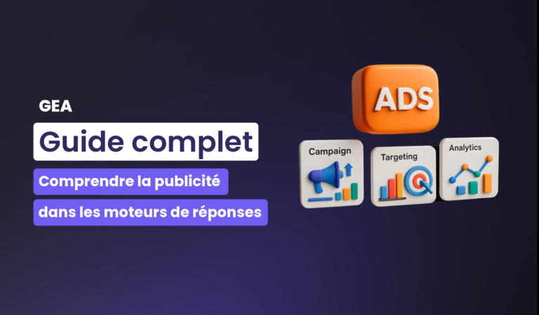 Visuel pour l'article de blog sur le GEA, un Guide Complet pour tout comprendre de la publicité dans les IA par l'Agence Bespoke